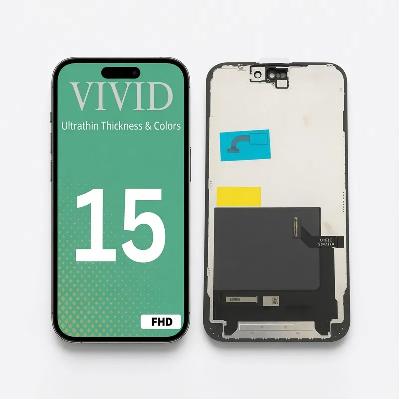 Apple Tela iPhone 15 Vivid Display + Pelicula