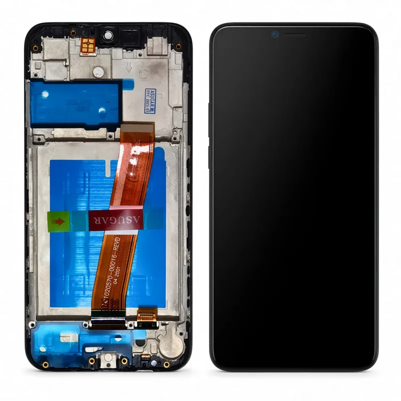 Samsung Tela Sam A01 Display Incell Com Aro + Película