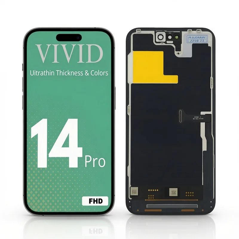 Apple Tela iPhone 14 Pro Vivid Display + Pelicula