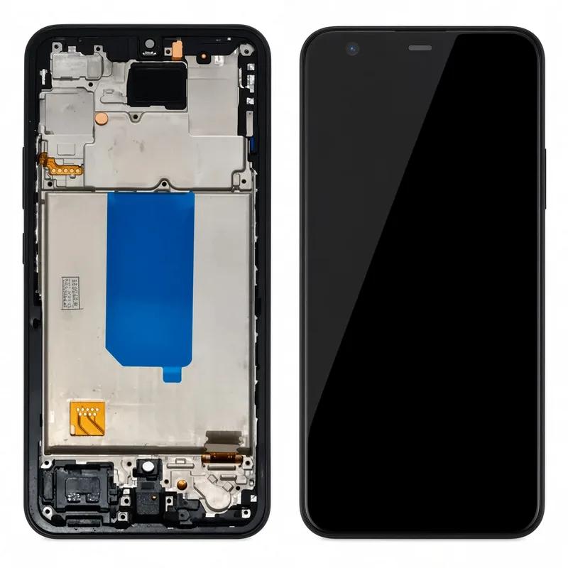 Samsung Tela Sam A34 Display Incell Com Aro + Película