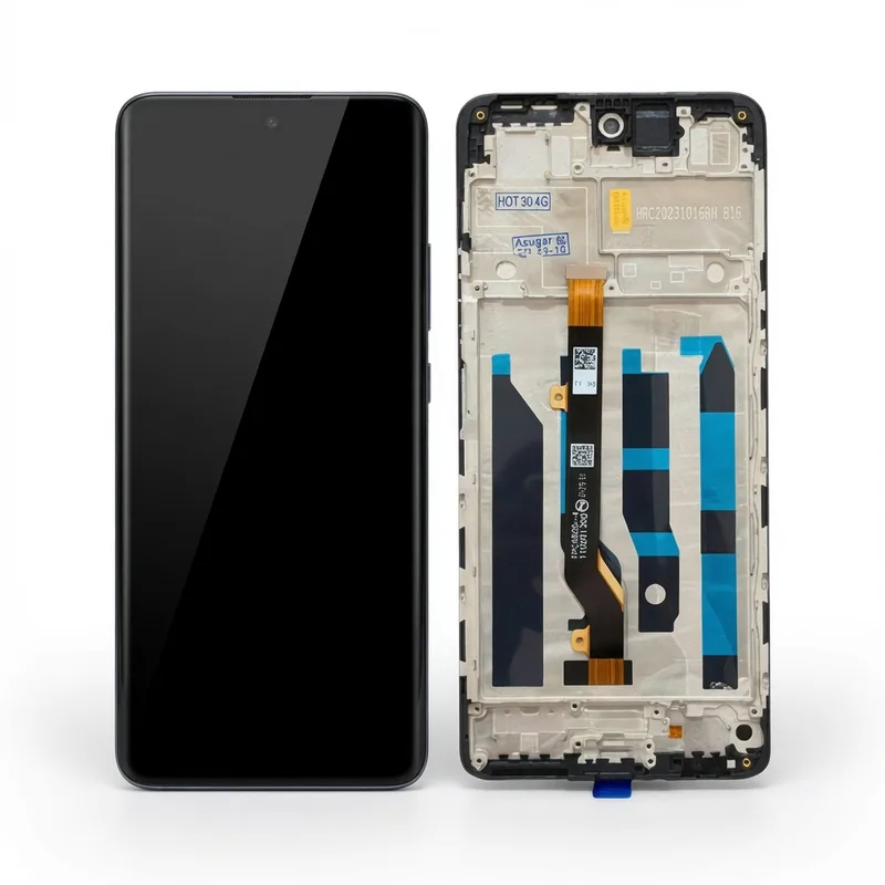 Infinix Tela Infinix Hot 30 4G Display Com Aro + Pelicula