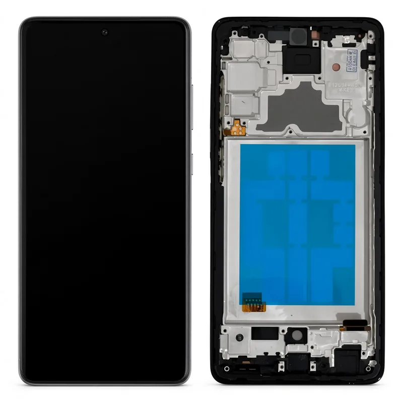Samsung Tela Sam A72 A725 Display Incell Com Aro + Pelicula