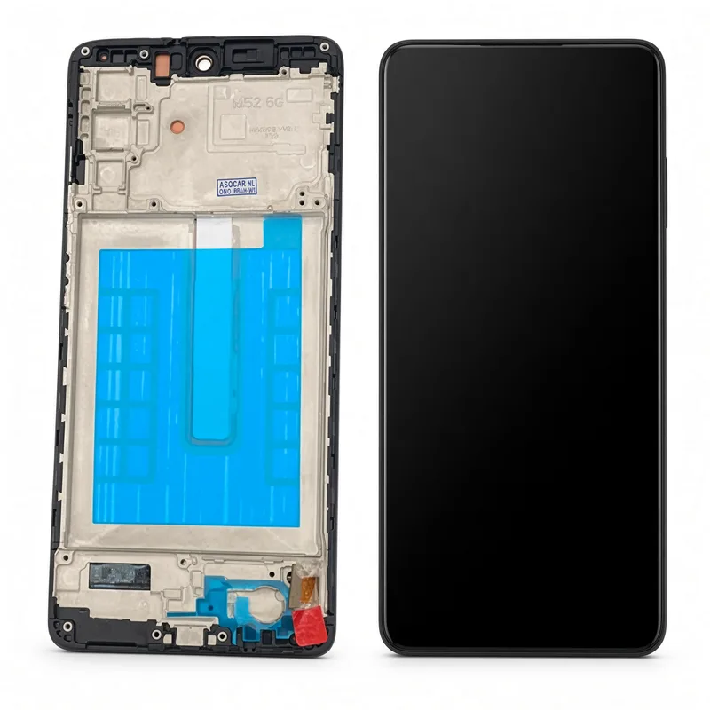 Samsung Tela Galaxy M52 Display Incell Com Aro + Película