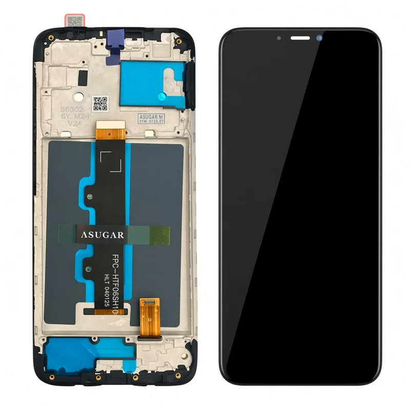 Motorola Tela Moto E7 Power Display LCD Com Aro + Película