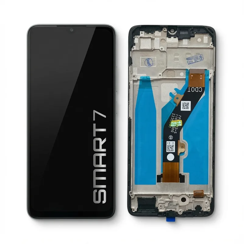 Infinix Tela Infinix Smart 7 Display Com Aro + Pelicula