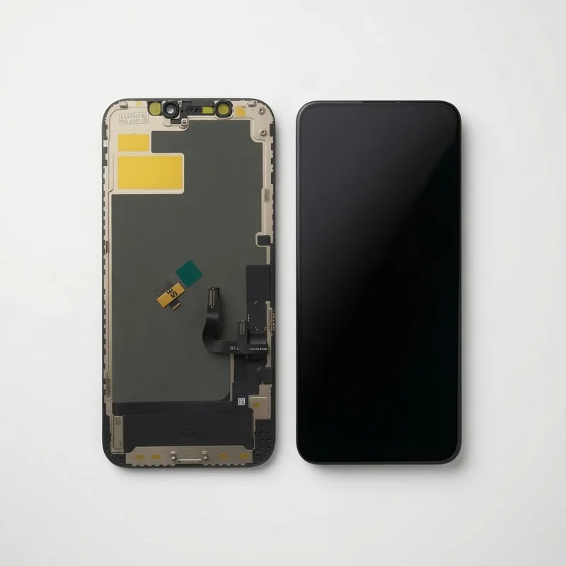 Apple Tela iPhone 12 / 12 Pro Display OLED Sem Aro + Película