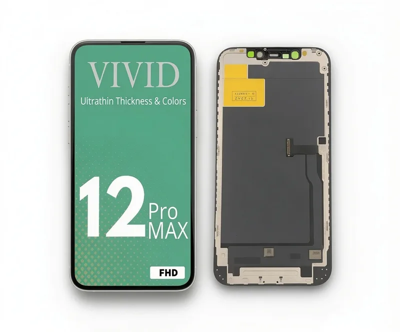 Apple Tela iPhone 12 Pro Max Vivid Fhd Display + Pelicula