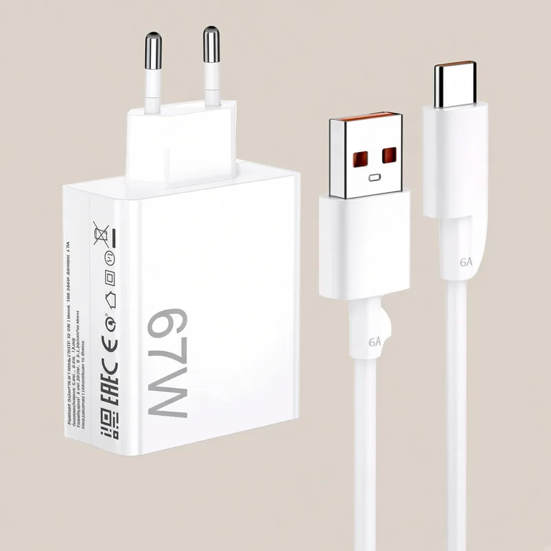 Outros Fonte USB Carregador Ultra Rapido 67w USB C Turbo