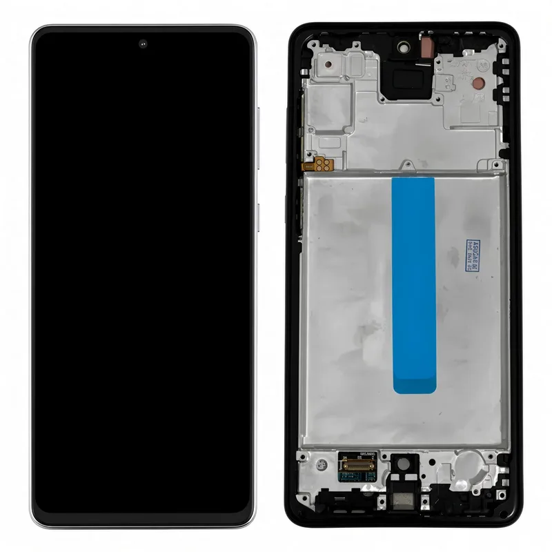 Samsung Tela Sam A73 Display Incell Com Aro + Película