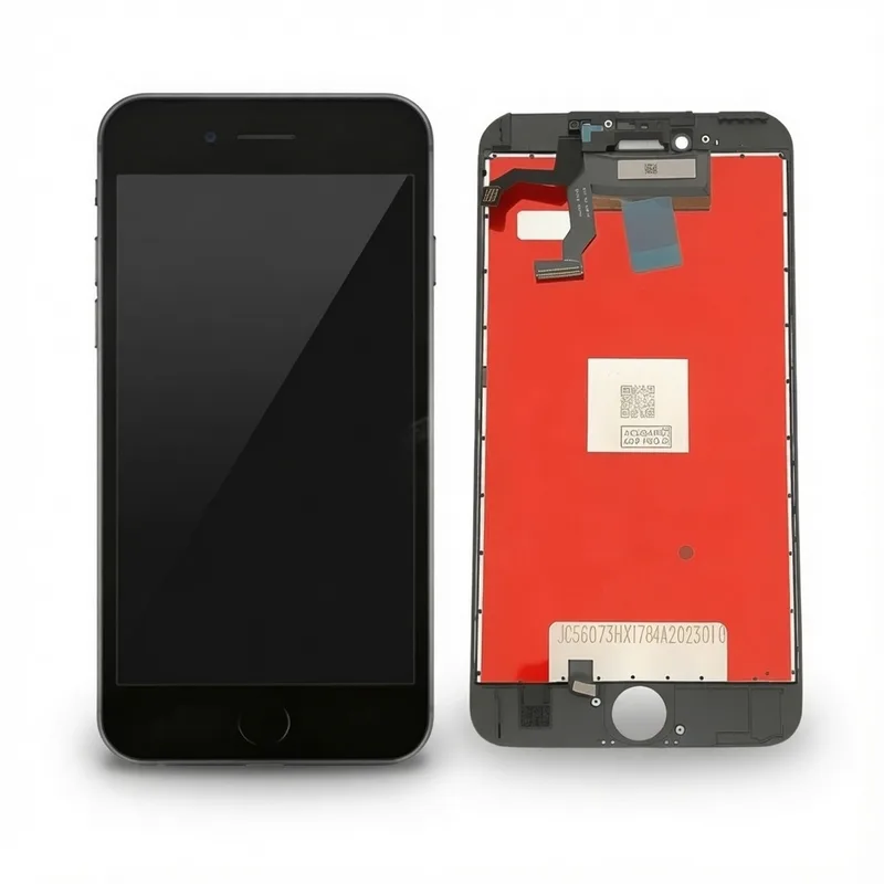 Apple Tela iPhone 6S Plus Preto Display + Película