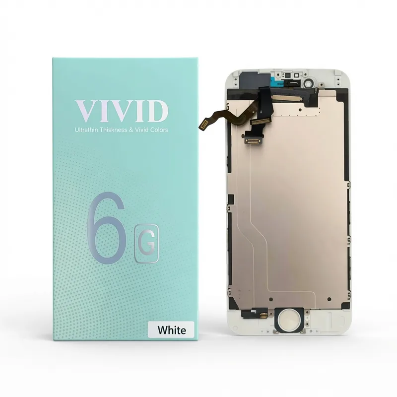 Apple Tela iPhone 6G Branco Display + Película
