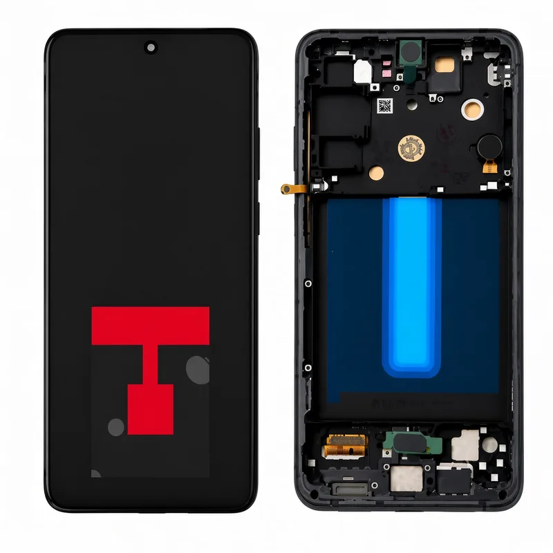 Samsung Tela Galaxy S21 Fe Display OLED Com Aro + Pelicula