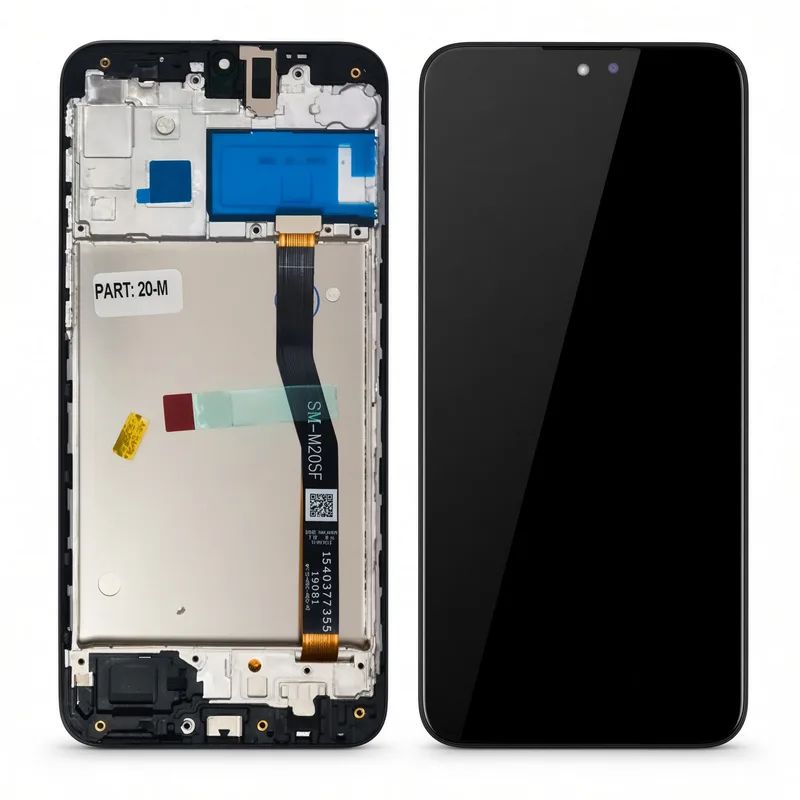 Samsung Tela Sam M20 Display Incell Com Aro + Película