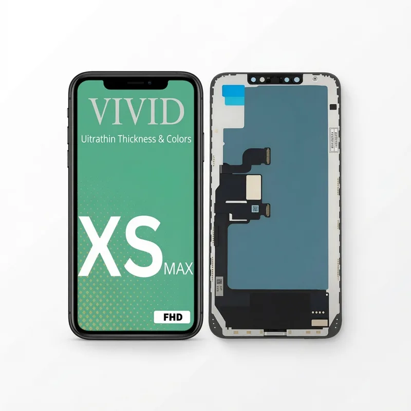 Apple Tela iPhone XS Max Vivid Fhd Display + Pelicula