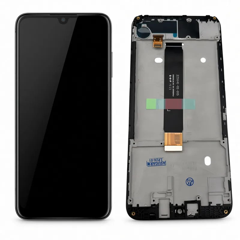 Motorola Tela E6 Plus Display Incell Com Aro + Película