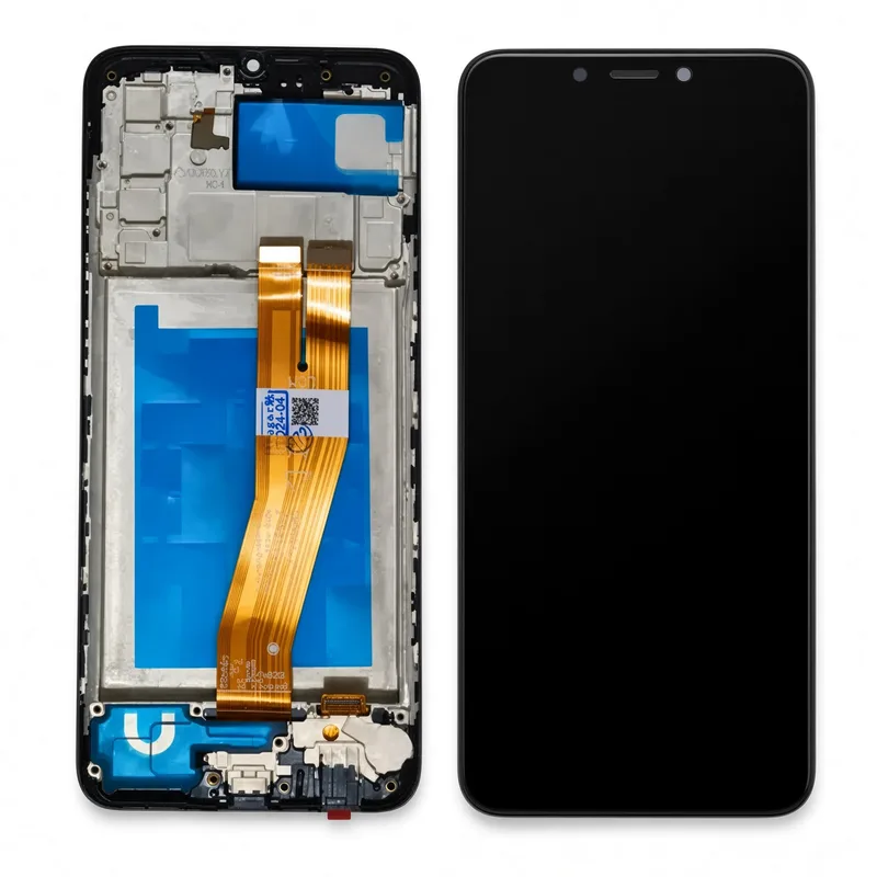 Samsung Tela Sam A02s Display Incell Com Aro + Película