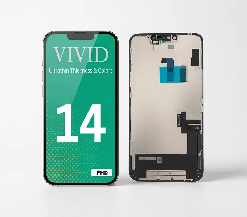 Apple Tela iPhone 14 Vivid Fhd Display + Pelicula