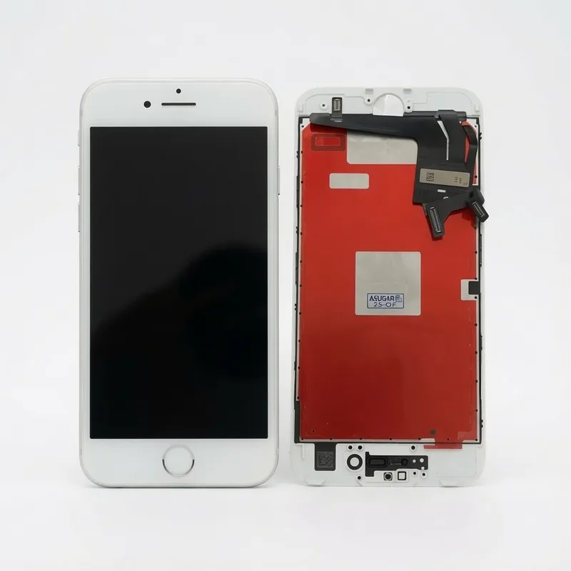 Apple Tela iPhone 7 / 7G A1660 A1778 Branco Display LCD + Película