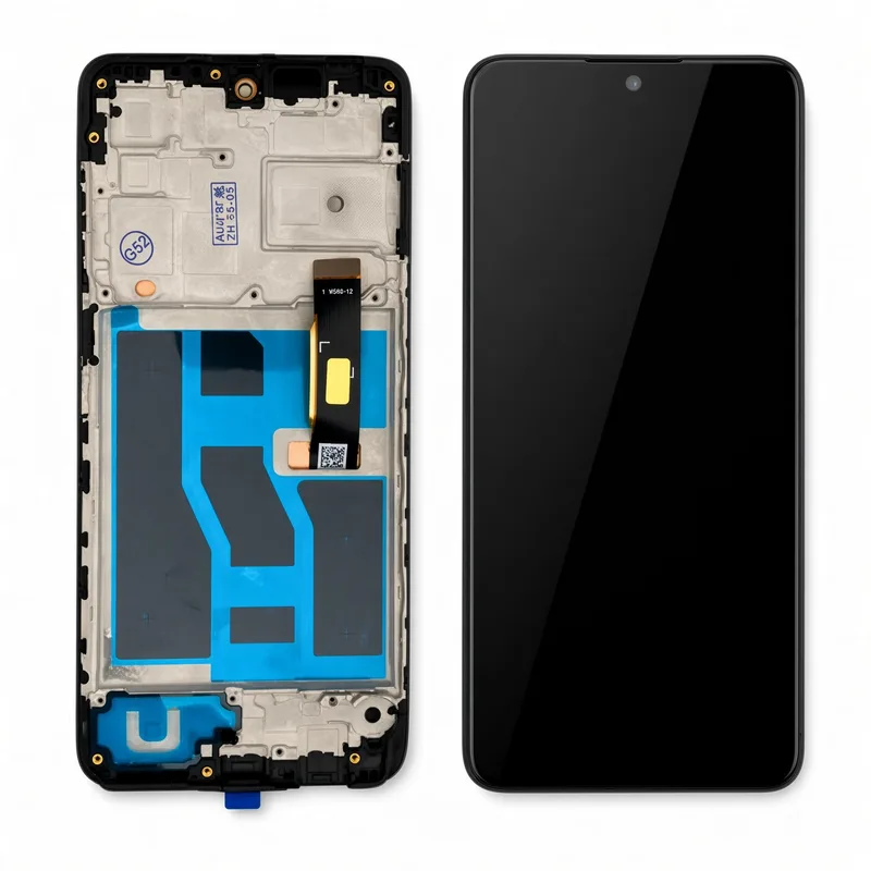 Motorola Tela Moto G52 / G82 Display LCD Com Aro + Película