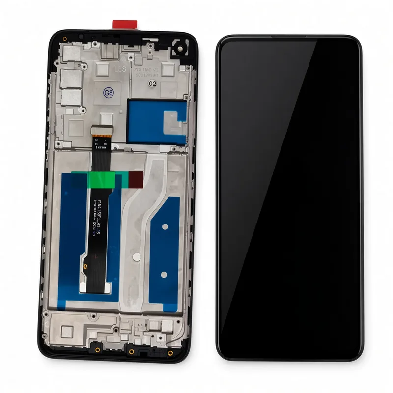 Motorola Tela Moto G8 Display LCD Com Aro + Película